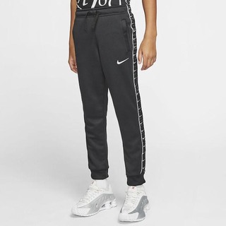 Pantaloni Nike Sportswear Swoosh Jogger Baieti Negrii Albi | UYTJ-04682